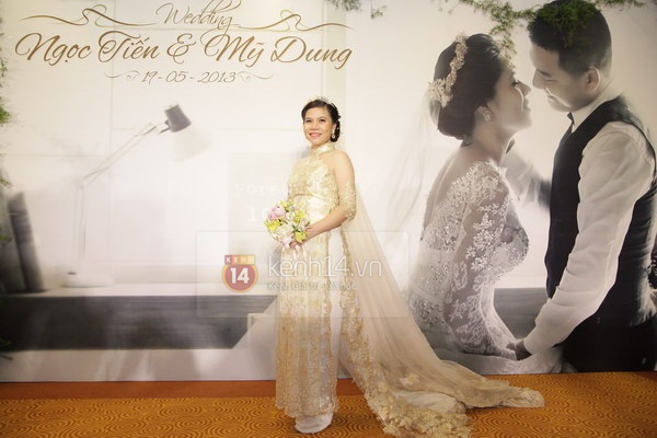 Mỹ Dzung vẫn xinh đẹp trong ngày cưới dù mang bầu 5 tháng 14