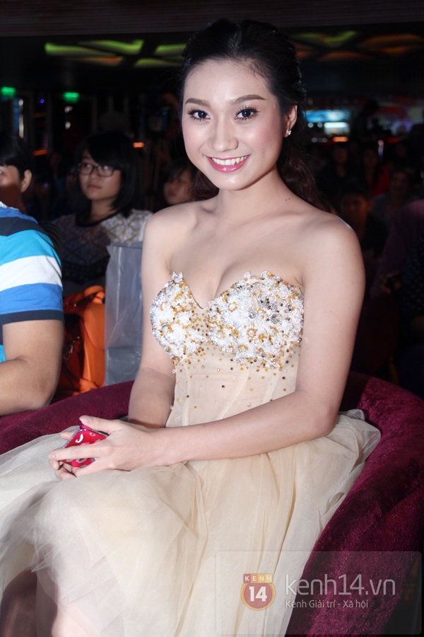 Miu L&ecirc; giản dị đến mừng V.Music 14