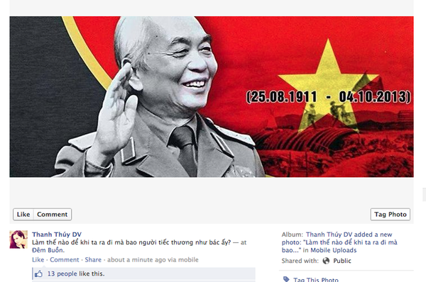 Sao Việt bùi ngùi chia sẻ về tin Đại tướng Võ Nguyên Giáp từ trần 18