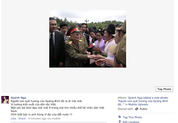 Sao Việt bùi ngùi chia sẻ về tin Đại tướng Võ Nguyên Giáp từ trần 20