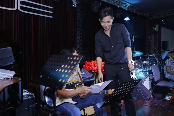 Quốc Thiên, Ngô Kiến Huy tích cực tập hát song ca 11