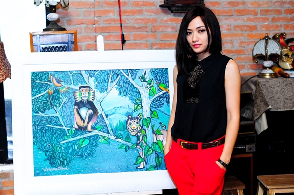Tinna Tình tập trung vẽ tranh sau cuộc tình với Charlie Nguyễn 3