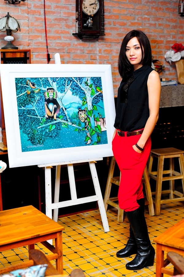 Tinna Tình tập trung vẽ tranh sau cuộc tình với Charlie Nguyễn 4