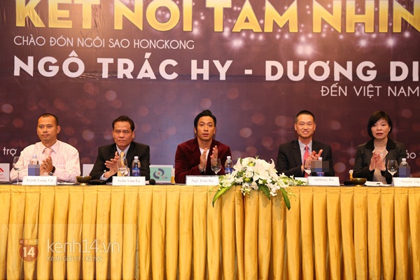 Ngô Trác Hy bảnh bao trong buổi họp báo tại Việt Nam 13
