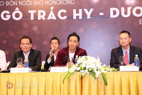 Ngô Trác Hy bảnh bao trong buổi họp báo tại Việt Nam 9