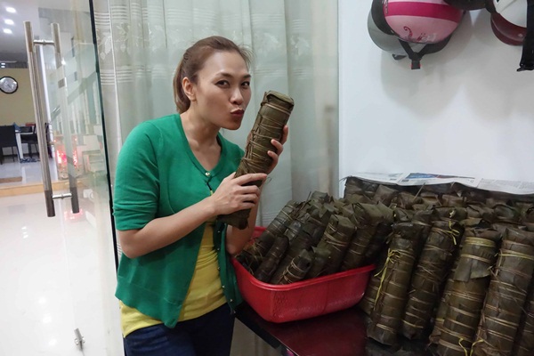 Mỹ Tâm đáng yêu gói bánh Tét và làm mứt đón Tết 21
