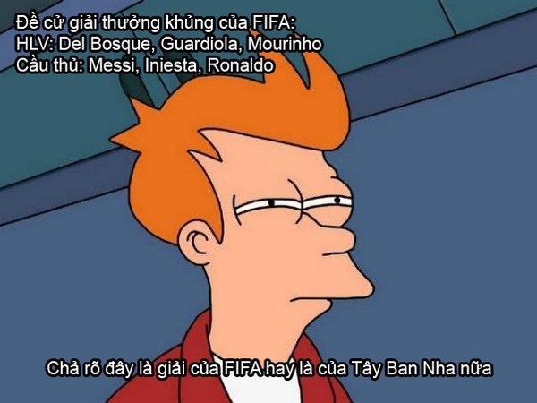 Loạt  biếm họa hài hước về QBV FIFA 2012 - Messi 8