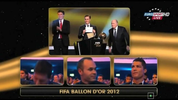 Messi cười vào mặt Ronaldo vì "né" bầu QBV 2012 3
