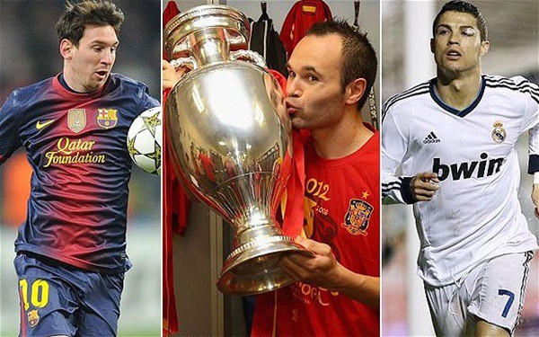 Quả B&oacute;ng V&agrave;ng FIFA 2012: Gọi t&ecirc;n Messi 1