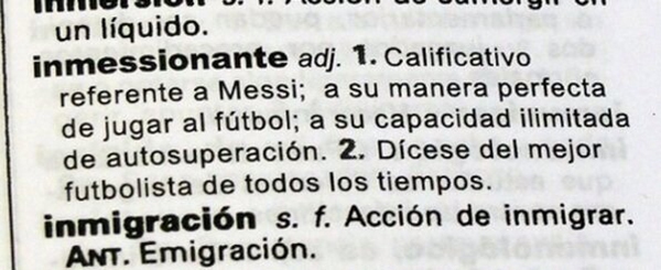 Khó tin: Messi đi vào từ điển tiếng Tây Ban Nha  1