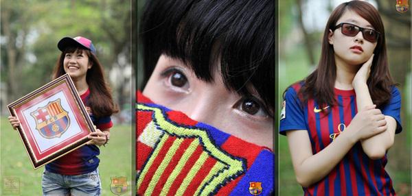 Fan nữ Barca tại Việt Nam bất ngờ được l&ecirc;n b&aacute;o T&acirc;y Ban Nha 17