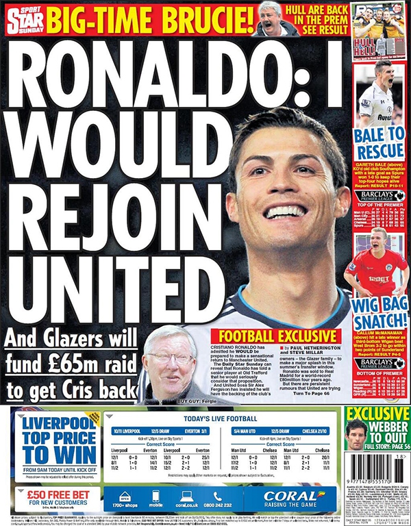 Ronaldo: “Có lẽ tôi nên trở lại Manchester United” 1