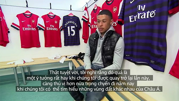 Arsenal tung bản tin Asia Tour 2013 bằng tiếng Việt 3