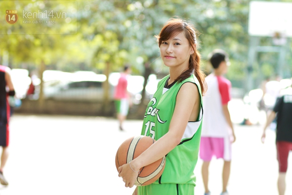 Gặp gỡ Hoàng Lan - nữ cầu thủ bóng rổ không chuyên xinh như hot girl 4