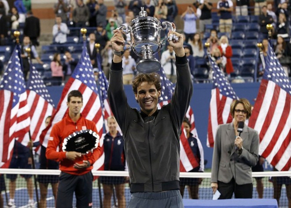 Beckham vino elegantemente a ver a Nadal coronarse en el US Open 10