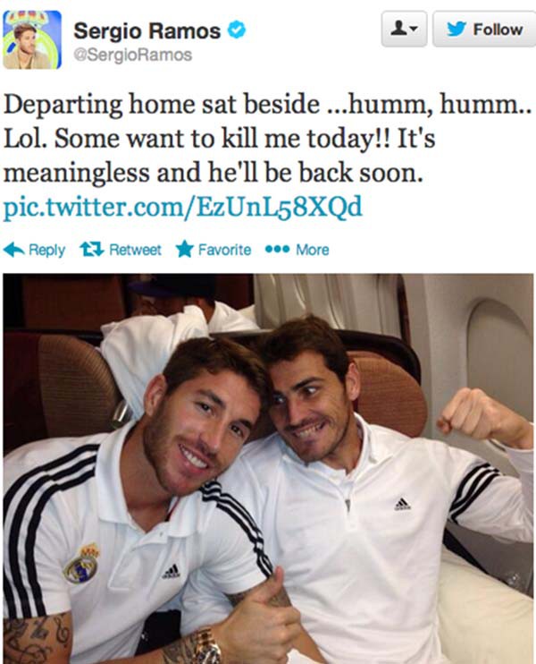 Casillas d&ugrave;ng nắm đấm để "trả th&ugrave;" Ramos 3