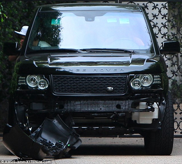 David Beckham gặp tai nạn ô tô tại Los Angeles 3
