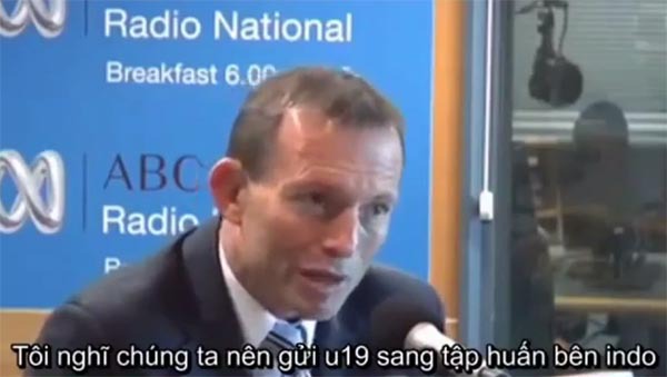 Clip hài hước: Thủ tướng Úc "ức chế" với lối đá của U19 Việt Nam 4