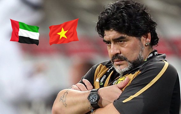 “Cậu bé vàng” Maradona bất ngờ dự khán trận Việt Nam 1