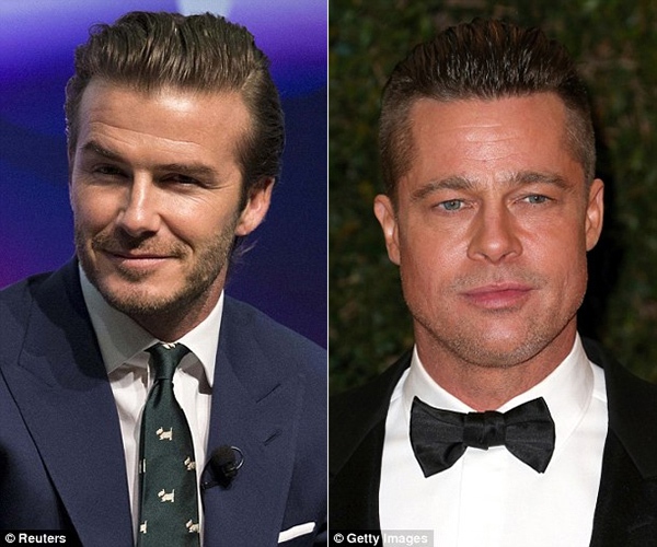 Beckham chọn Brad Pitt vào vai mình trên phim 1