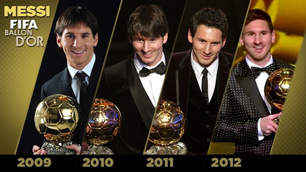 Messi, Ronaldo, Ribery cạnh tranh Quả bóng vàng FIFA 2013 2