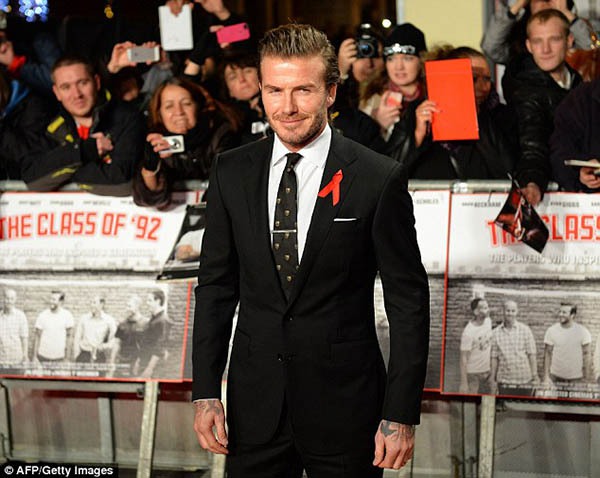 Beckham cùng 3 quý tử lịch lãm trên thảm đỏ 17