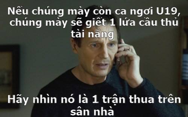Cư dân mạng tiếp tục chế "mưa" ảnh hài hước về trận thua đậm của U19 Việt Nam 5