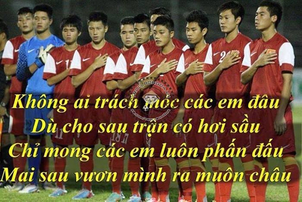 Cư dân mạng tiếp tục chế "mưa" ảnh hài hước về trận thua đậm của U19 Việt Nam 7