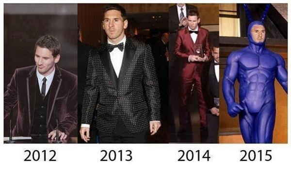 Fan thế giới chế ảnh về bộ trang phục “ấn tượng” của Messi 26