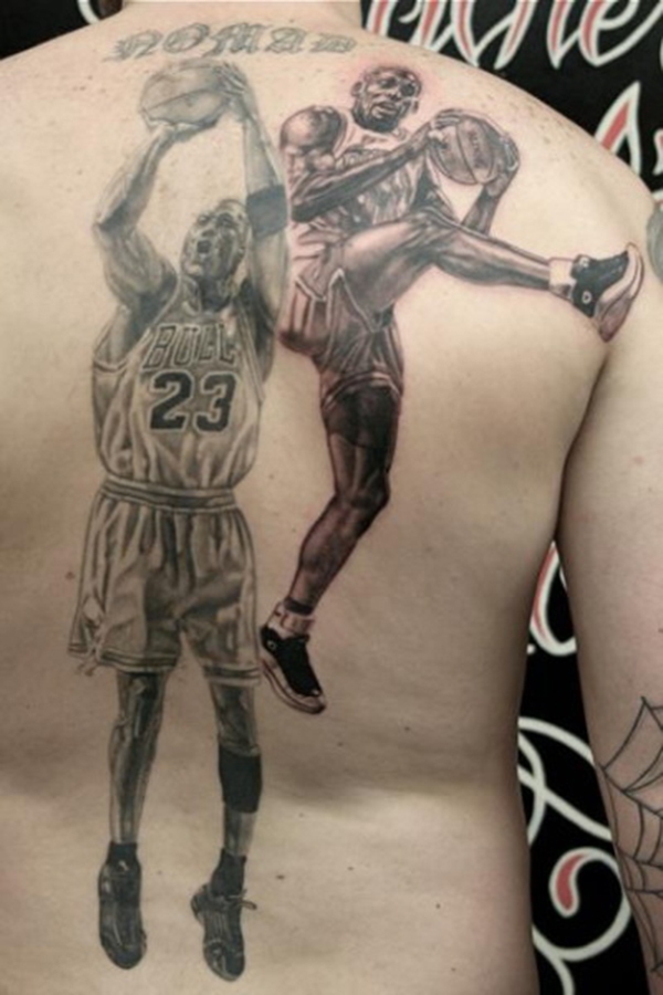 Fan cuồng NBA thể hiện tình yêu với thần tượng bằng hình xăm cực  “khủng” 9