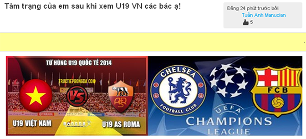 Cư d&acirc;n mạng đua nhau chế ảnh h&agrave;i hước về trận thua của U19 Việt Nam 5