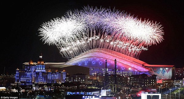 Chùm ảnh Sochi bừng sáng trong đêm khai mạc Olympic  20