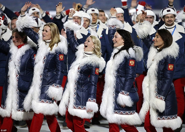 Chùm ảnh Sochi bừng sáng trong đêm khai mạc Olympic  8