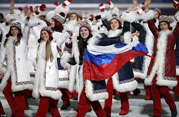 Chùm ảnh Sochi bừng sáng trong đêm khai mạc Olympic  9