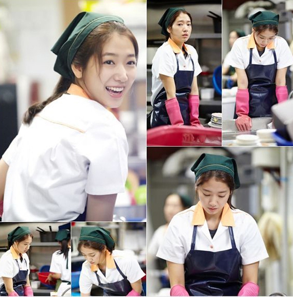 Hé lộ tạo hình “nhân viên rửa bát” Park Shin Hye   1