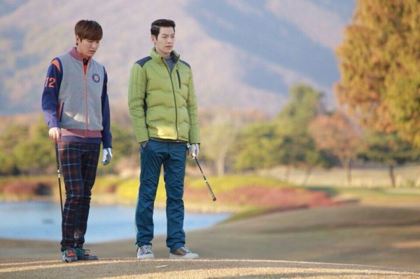 Lee Min Ho đối mặt Kim Woo Bin trên sân golf 5