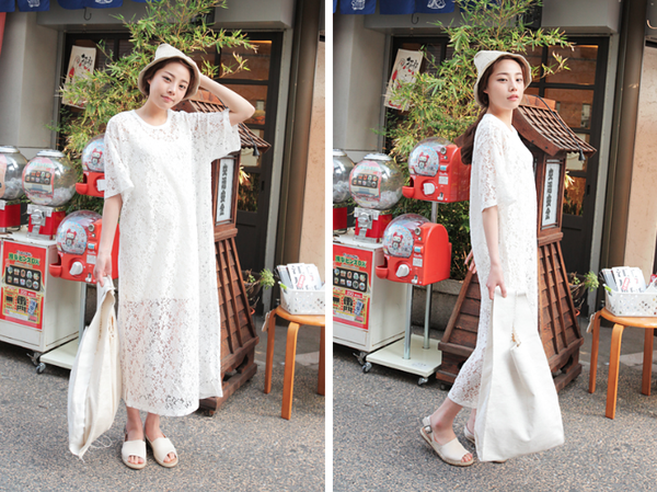 Maxi suông - Item tránh nắng "siêu" trendy và đa phong cách 15