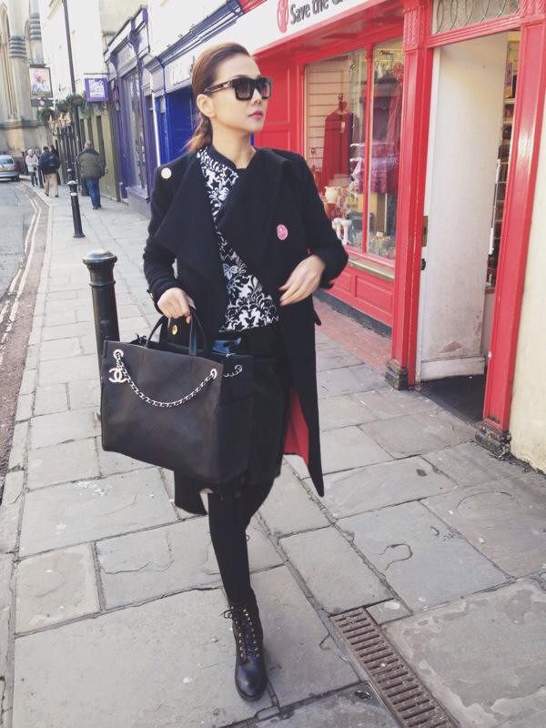 Thanh Hằng cũng c&oacute; mặt tại London dự Tuần lễ thời trang 8