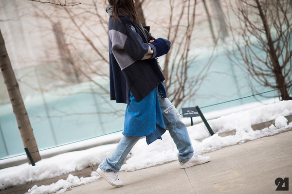 Đã mắt với street style "siêu sặc sỡ" tại New York Fashion Week 14