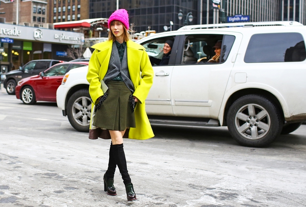 Đã mắt với street style "siêu sặc sỡ" tại New York Fashion Week 11