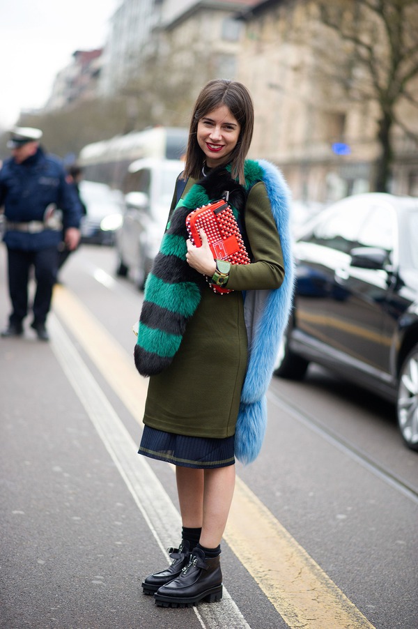 Rực rỡ, ngọt ngào với street style Milan Fashion Week 31