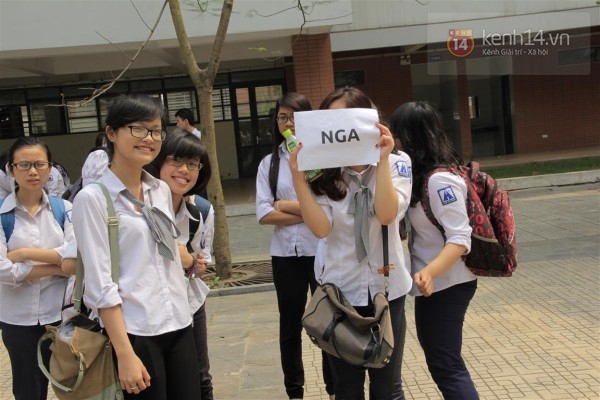Amser xếp chữ chia tay khối 12 4