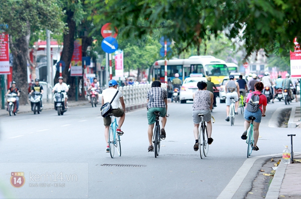 Giới trẻ Hà Nội rộ trào lưu đi xe đạp "độc, lạ" 10