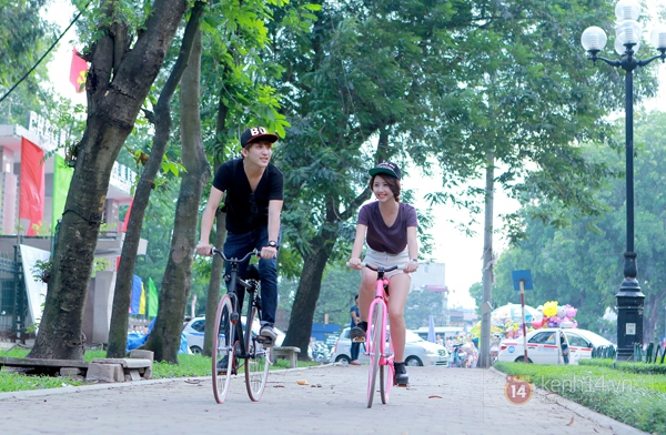 Giới trẻ Hà Nội rộ trào lưu đi xe đạp "độc, lạ" 12