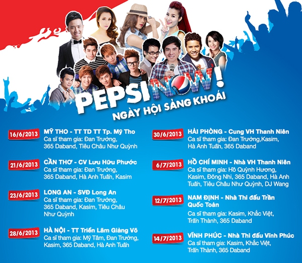 “Pepsi Now” mang Mỹ Tâm tấn công Hà Nội 7