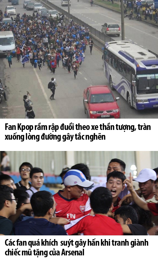 Ch&ugrave;m ảnh: Fan Kpop v&agrave; Fan b&oacute;ng đ&aacute;, họ đ&acirc;u kh&aacute;c g&igrave; nhau! 6