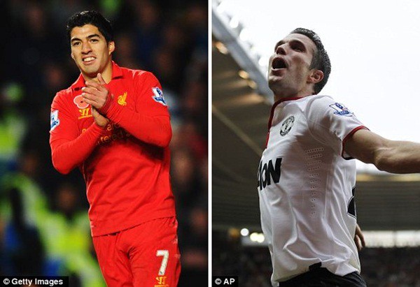 Đọ điểm Van Persie - Luis Suarez: Một ch&iacute;n một mười 1
