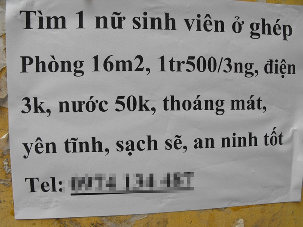 Những tuyệt chiêu thuê nhà trọ giá rẻ của sinh viên 1