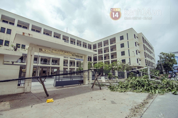 Khung cảnh tan hoang sau bão của nhiều trường học ở Đà Nẵng 2