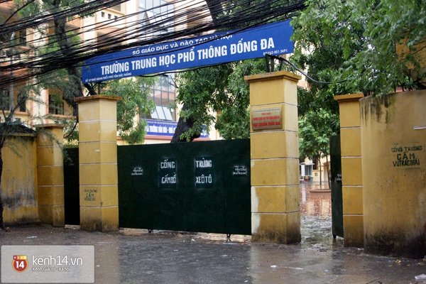 Ch&ugrave;m ảnh: C&aacute;c trường học ở H&agrave; Nội đ&oacute;ng cửa im l&igrave;m ng&agrave;y đầu tuần 5